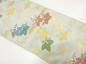 アンティーク　桐模様織り出し袋帯（材料）